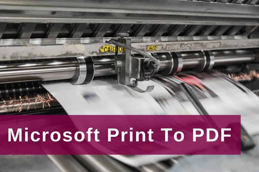 Excel Insights: Mit dem Druckertreiber Microsoft Print To PDF pdf-Dateien erzeugen